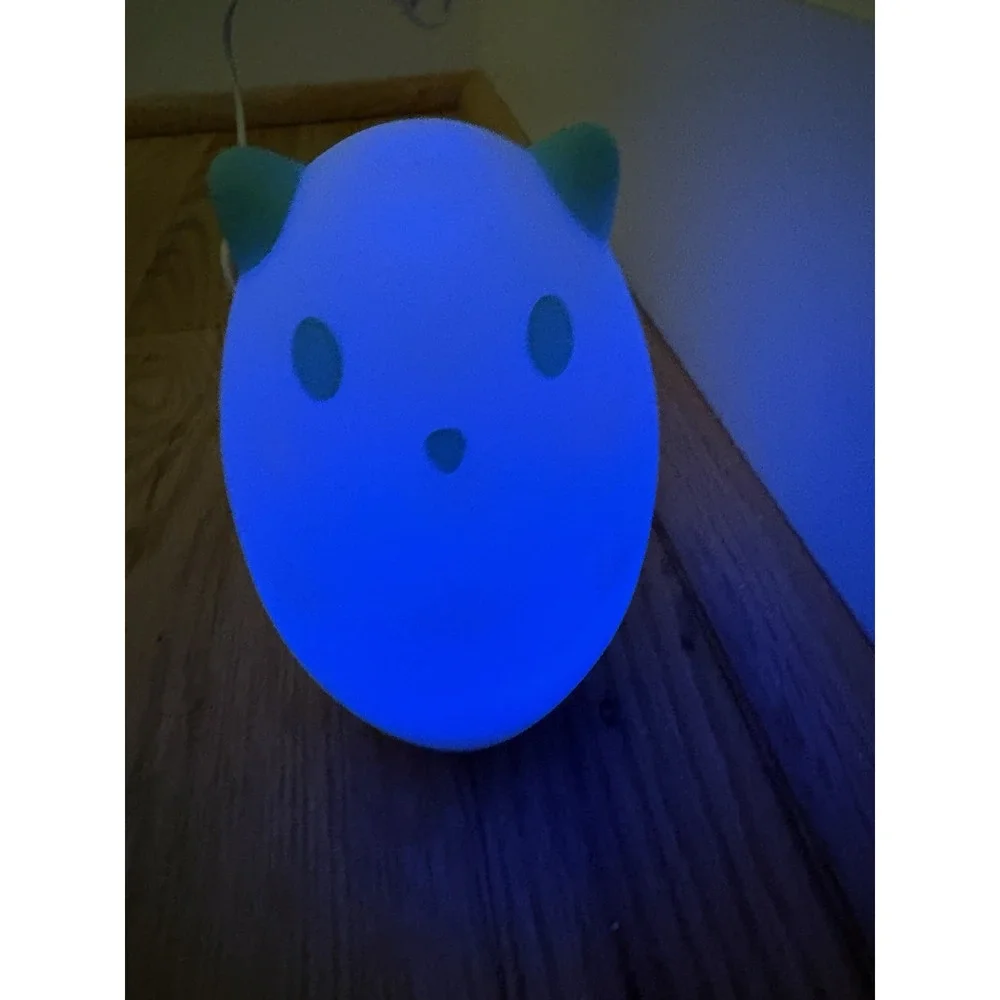 Vtg Ikea Spoka Night Light Ghost Cat Rechargeable With Charger